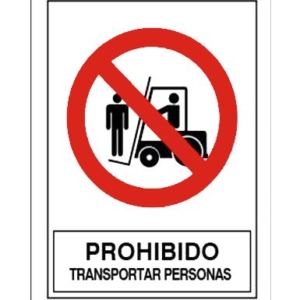 cartel prohibido transportar personas 1